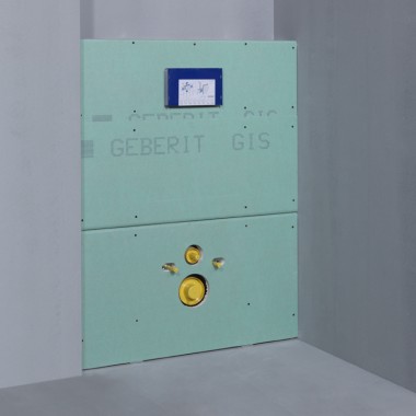 Fixation de la plaque de plâtre pour module Geberit GISeasy